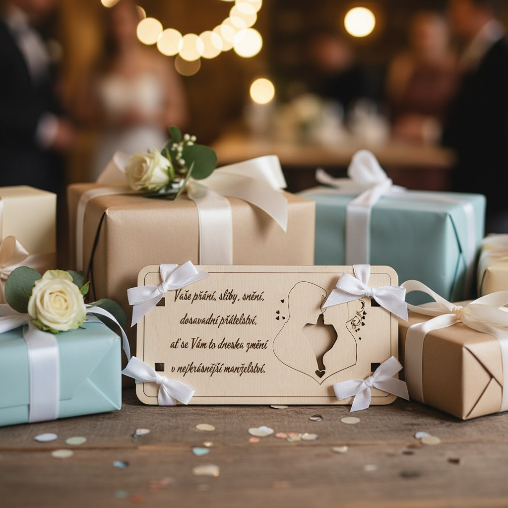 Obálka na peníze pro novomanžele