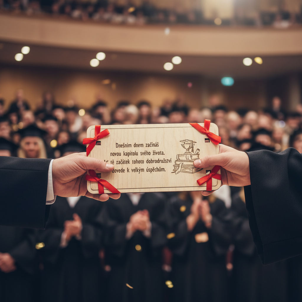 Text k darování peněz k narozeninám - promoce