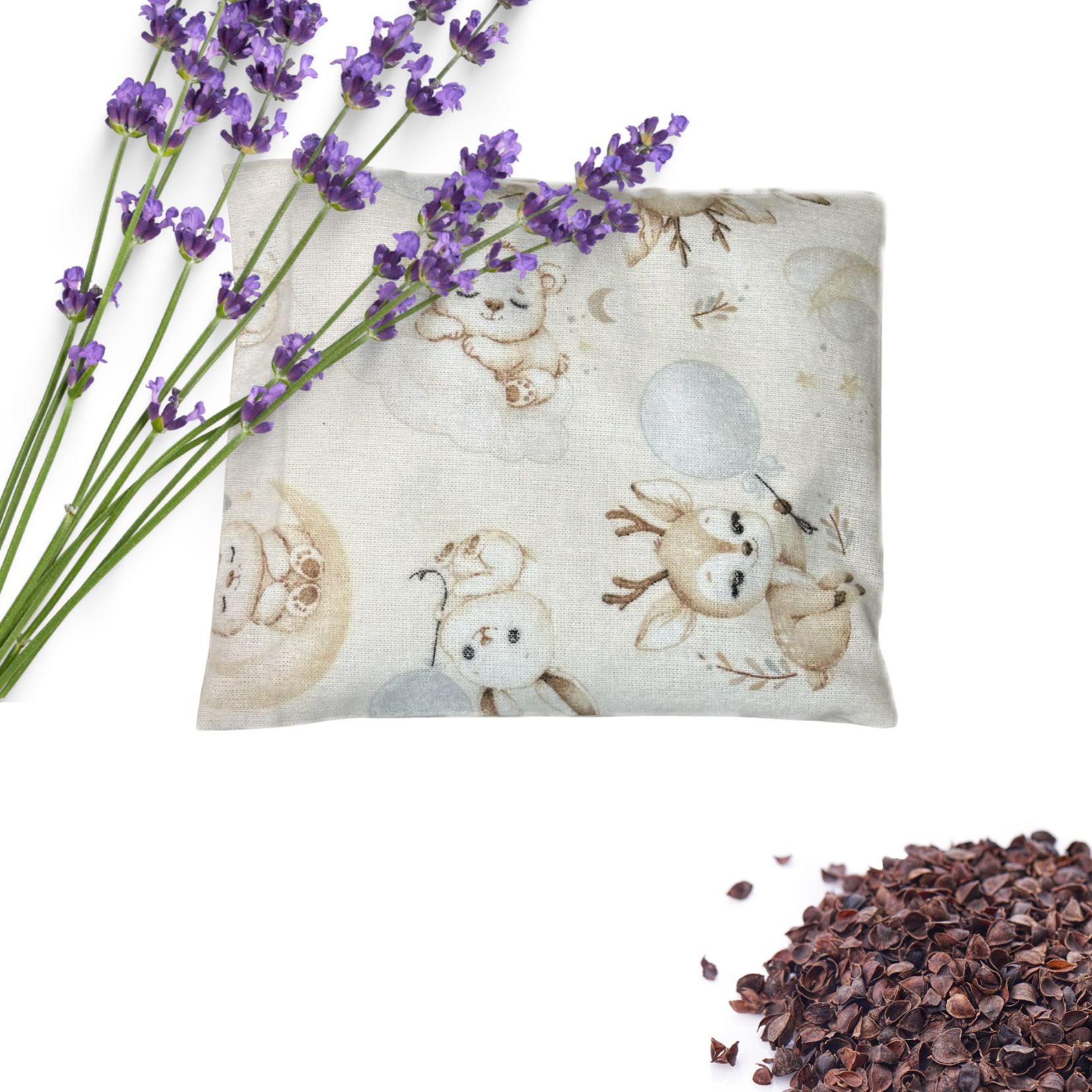 Dětský nahřívací polštář s levandulí