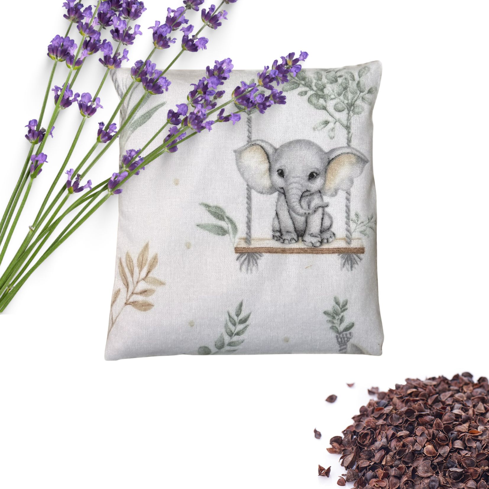 Dětský nahřívací polštář s pohankou a levandulí