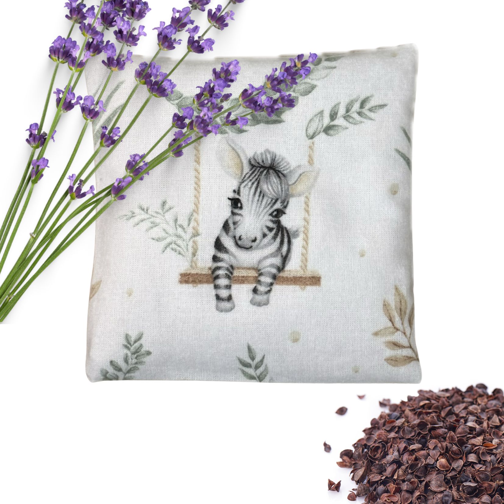 Dětský nahřívací polštář s pohankou a levandulí