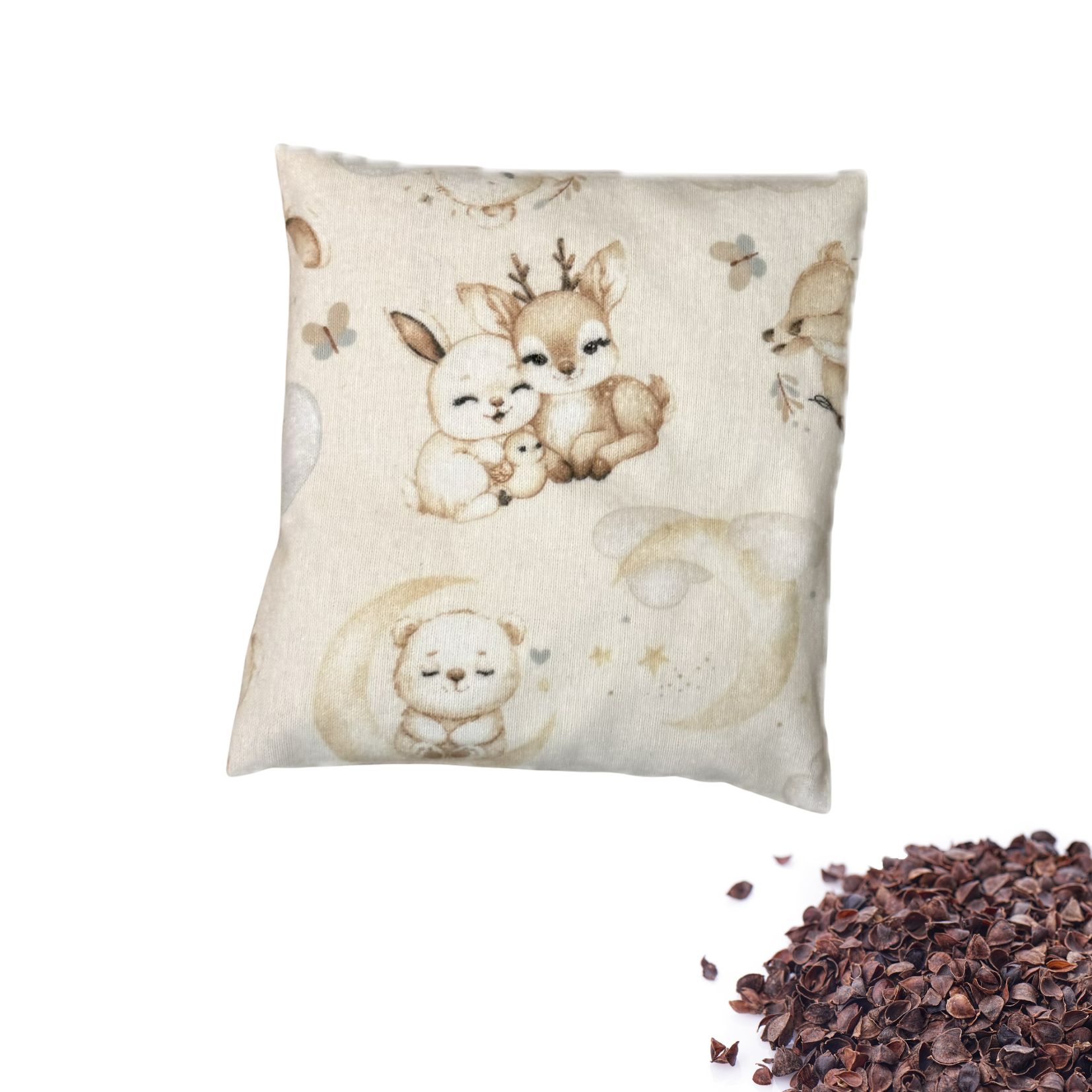 Dětský nahřívací polštářek s pohankou usínáček