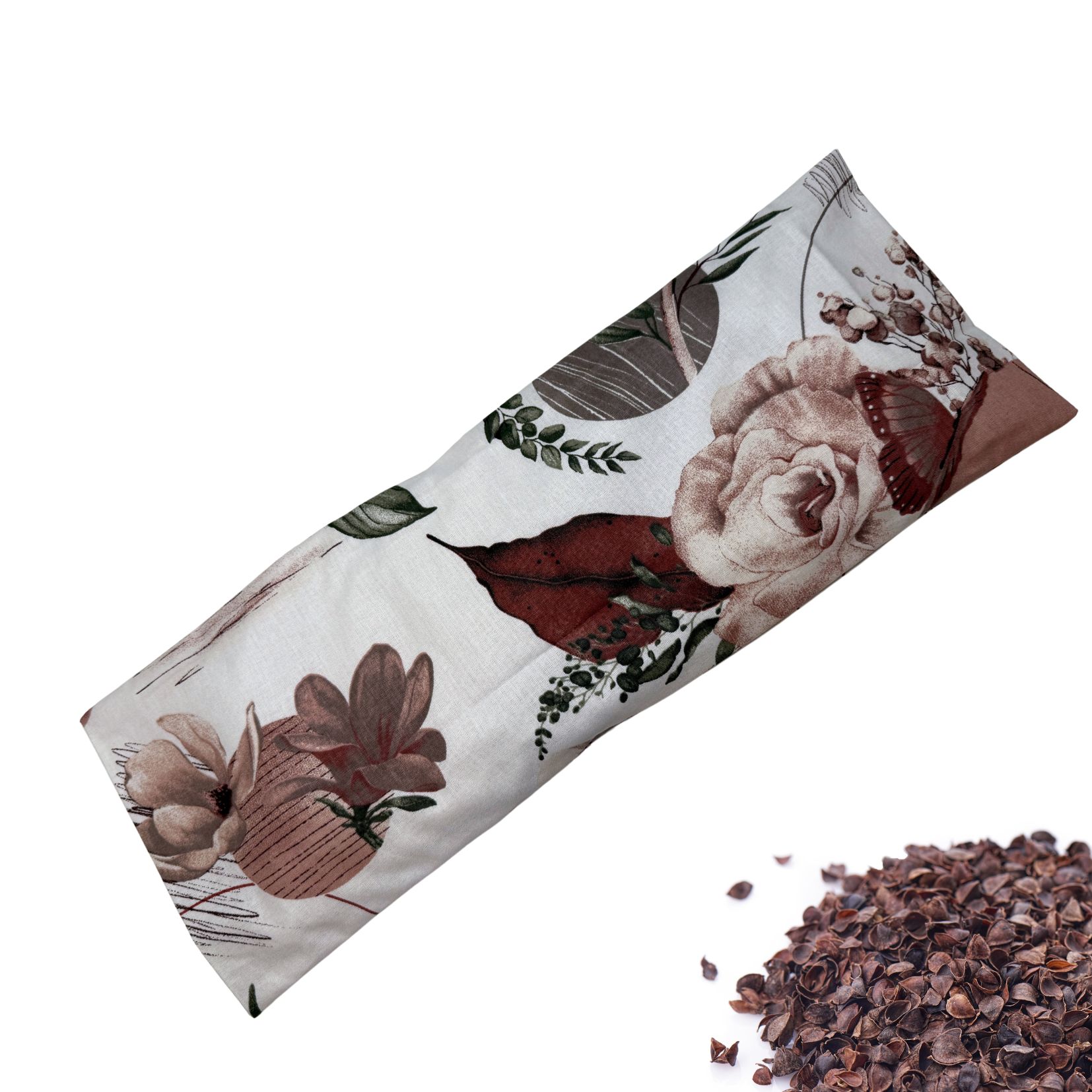 Nahřívací polštářek s pohankou Velké růže